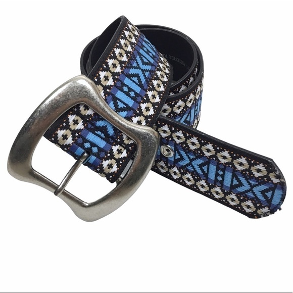 VINTAGE Guitar Strap Belt Woven Southwestern Boho Retro Y2K 90s Grunge Rock Band main image 8